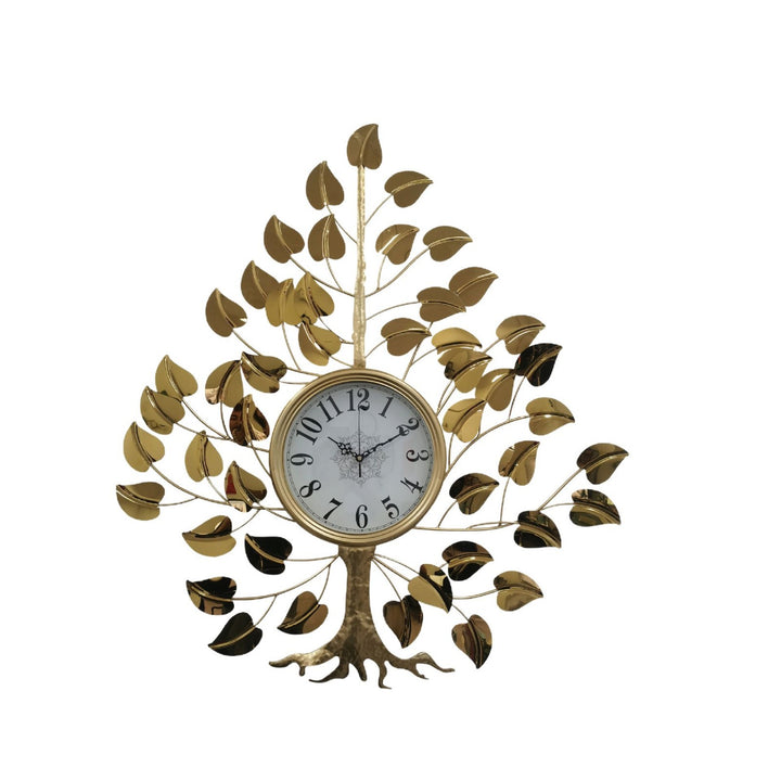 Dekorative Wanduhr mit floralem Design Karnz