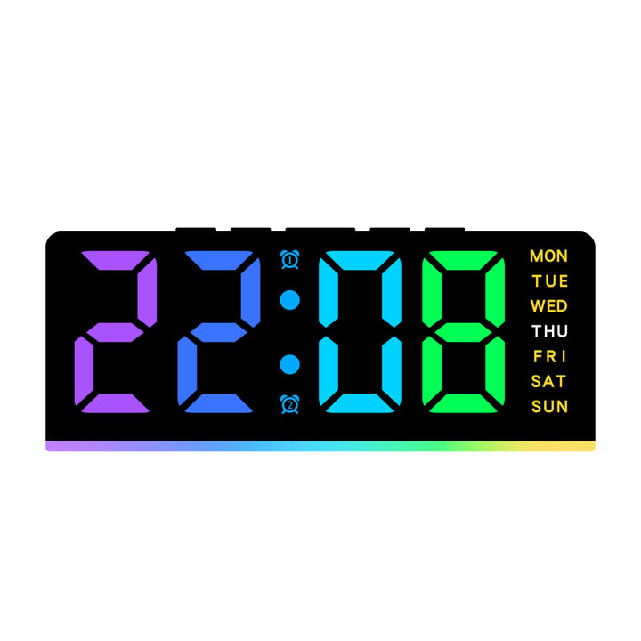 Digitaler Wecker mit Großem Led-Display und Multifunktionaler Anzeige Karnz