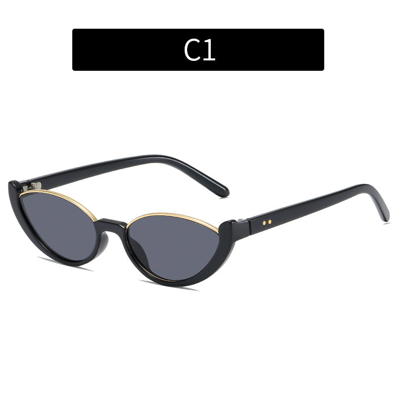 Modische Cat-Eye-Sonnenbrillen mit verlaufenden Gläsern