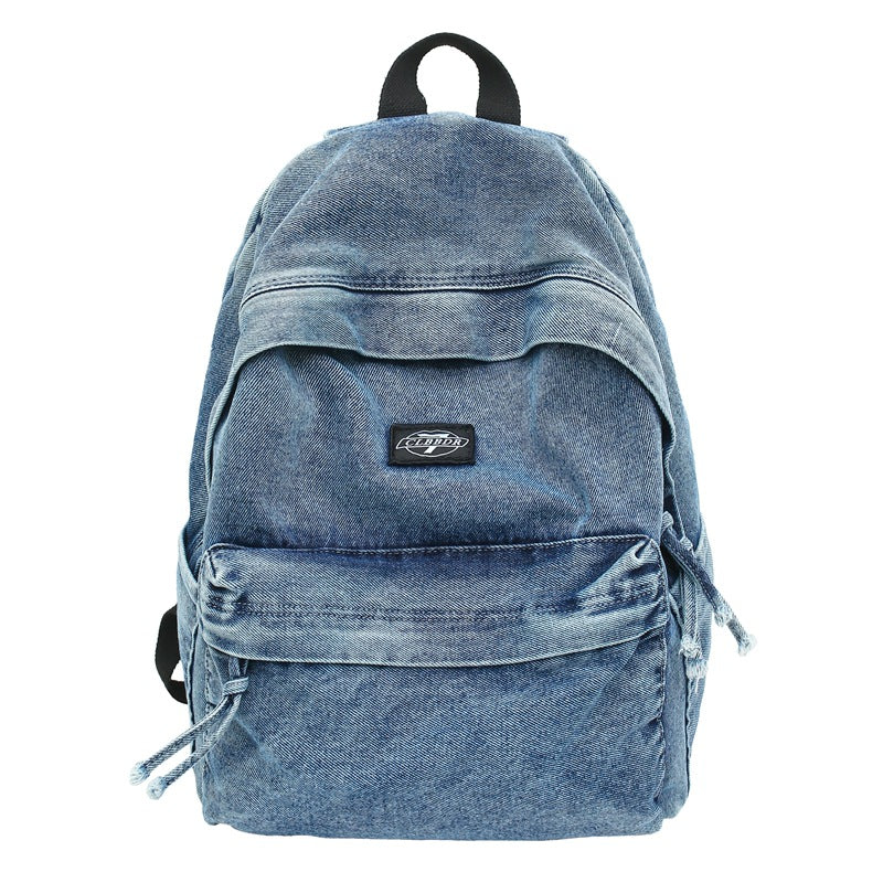 Denim-Stoff Freizeit-Rucksack Karnz