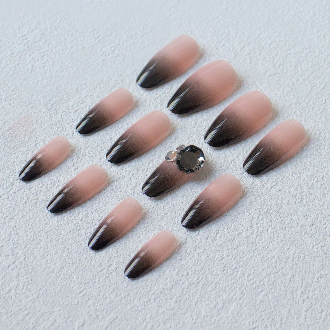 Elegante Ombre Stiletto Nagelkunst Set