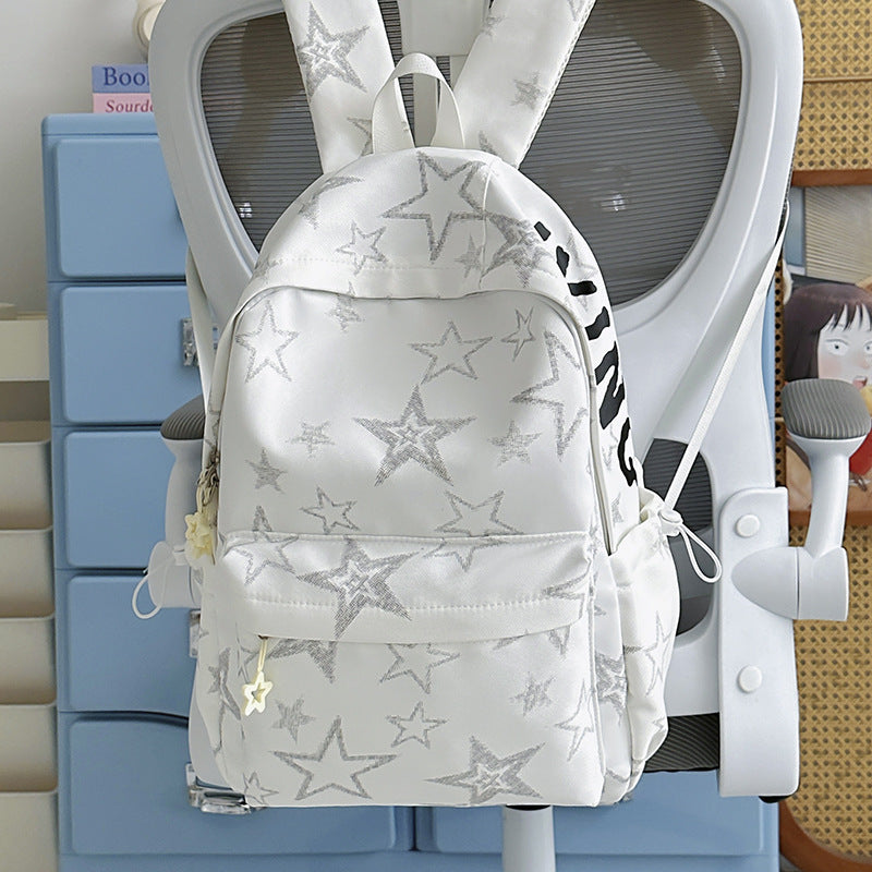 Stylische lässige mit Sternen verzierte Rucksack Karnz
