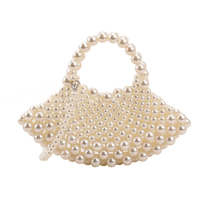 Elegante Handtasche mit Perlendetails