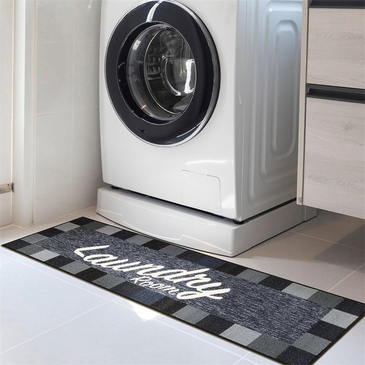 Dekorativer Waschraumteppich