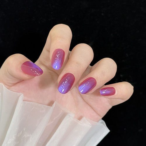 Ombre Glänzende Nagelkunst