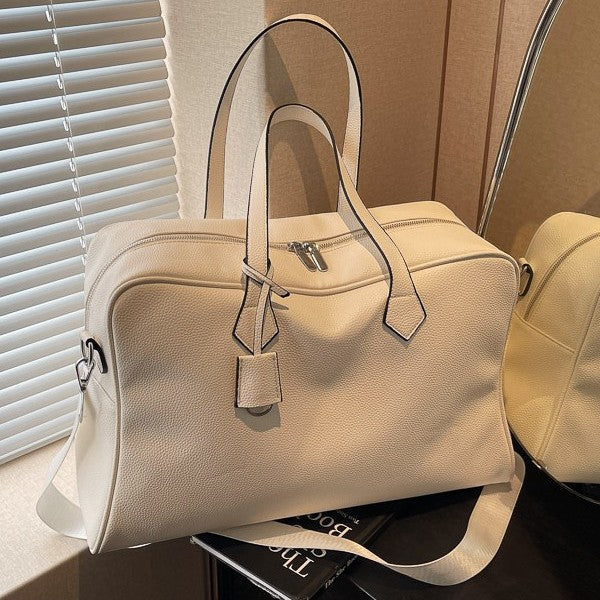 Premium Leder Wochenend-Duffle