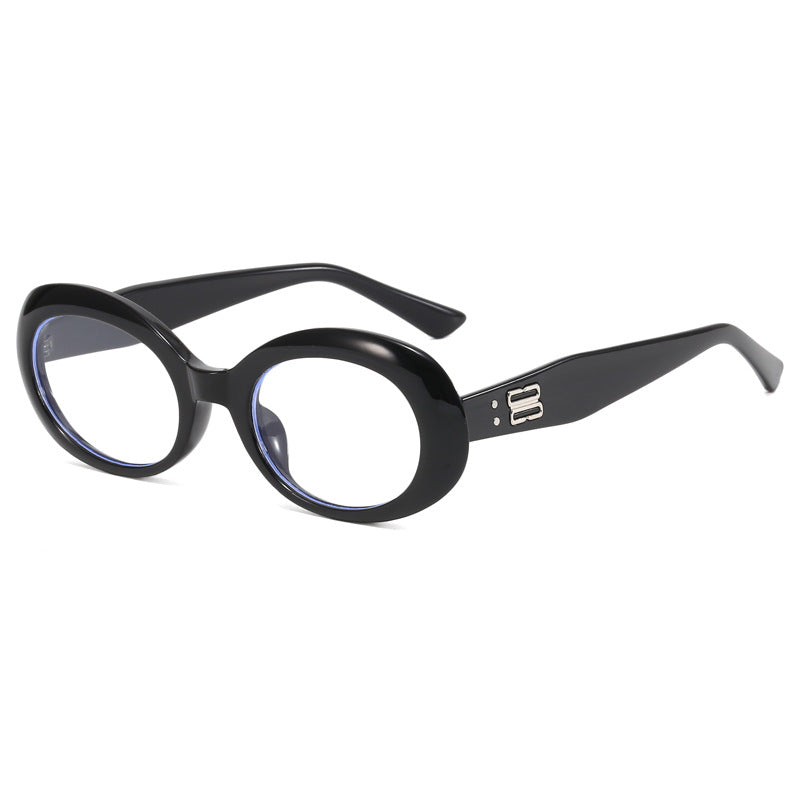 Damen Retro-inspirierte Sonnenbrille mit breitem Rahmen Karnz