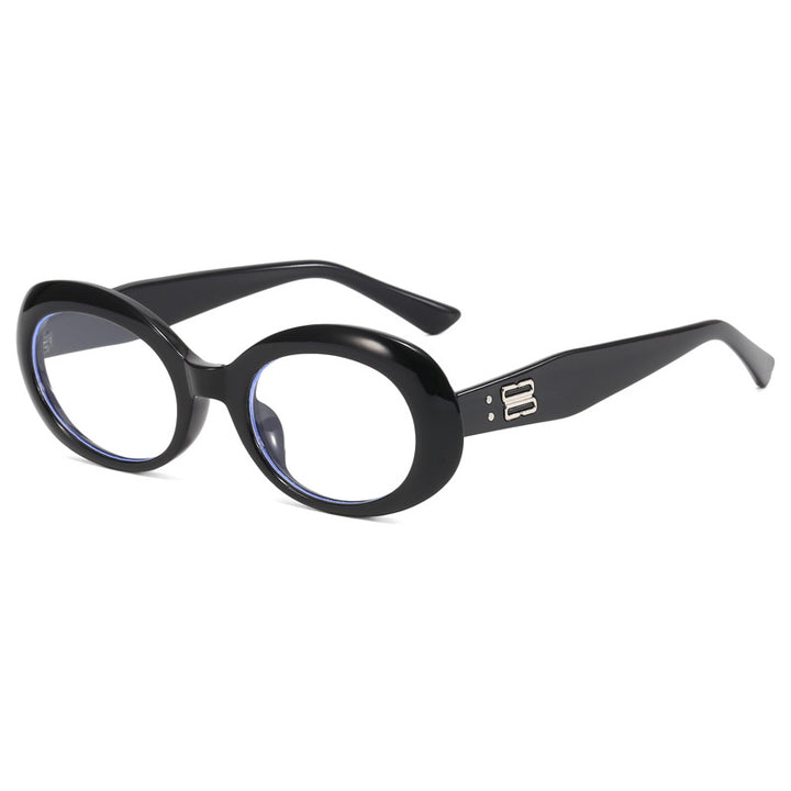 Damen Retro-inspirierte Sonnenbrille mit breitem Rahmen Karnz
