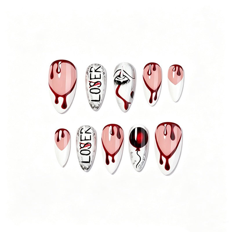 Kreatives Halloween Kunstnagelset Karnz