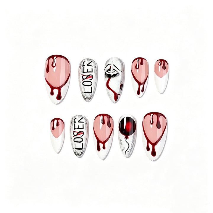 Kreatives Halloween Kunstnagelset Karnz