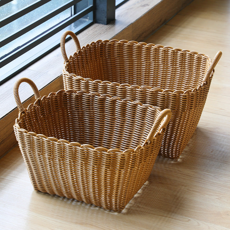 Unisex Vielfältiger Aufbewahrungskorb aus geflochtenem Material Karnz