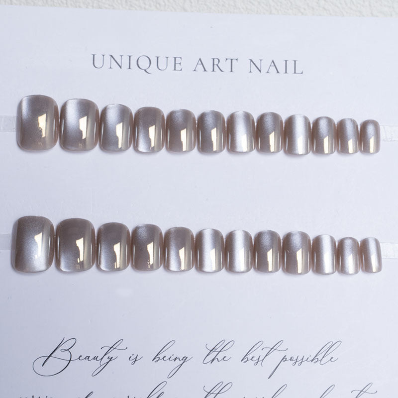 Iridescent Gel Press-On-Nagelverlängerungen