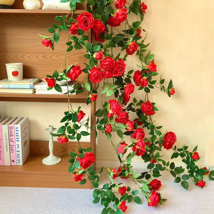 Künstliche Blumen Wand Girlande