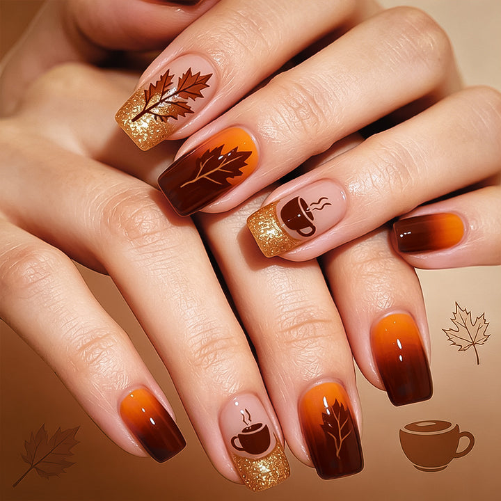 Herbstthemen Nageldesign-Set Karnz