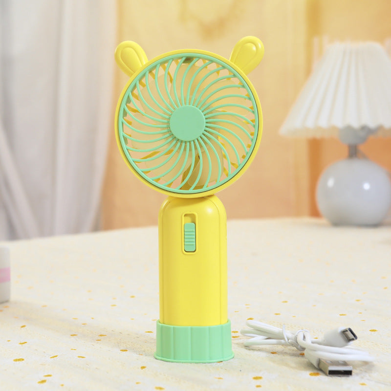 Damen Tragbarer Mini-Handventilator im verspielten Tierdesign Karnz