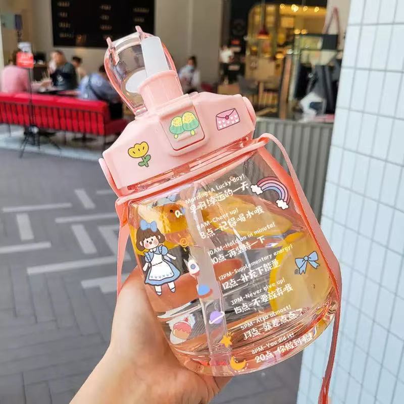 Damen Motivierte Trinkflasche Karnz