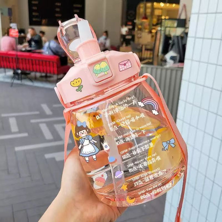 Damen Motivierte Trinkflasche Karnz