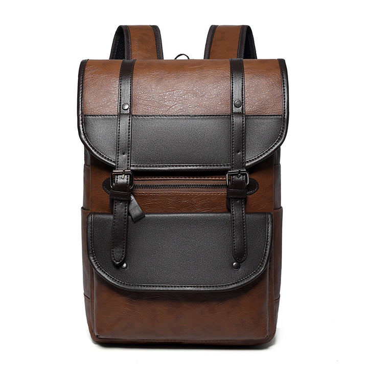 Premium Leder Laptop Rucksack Karnz