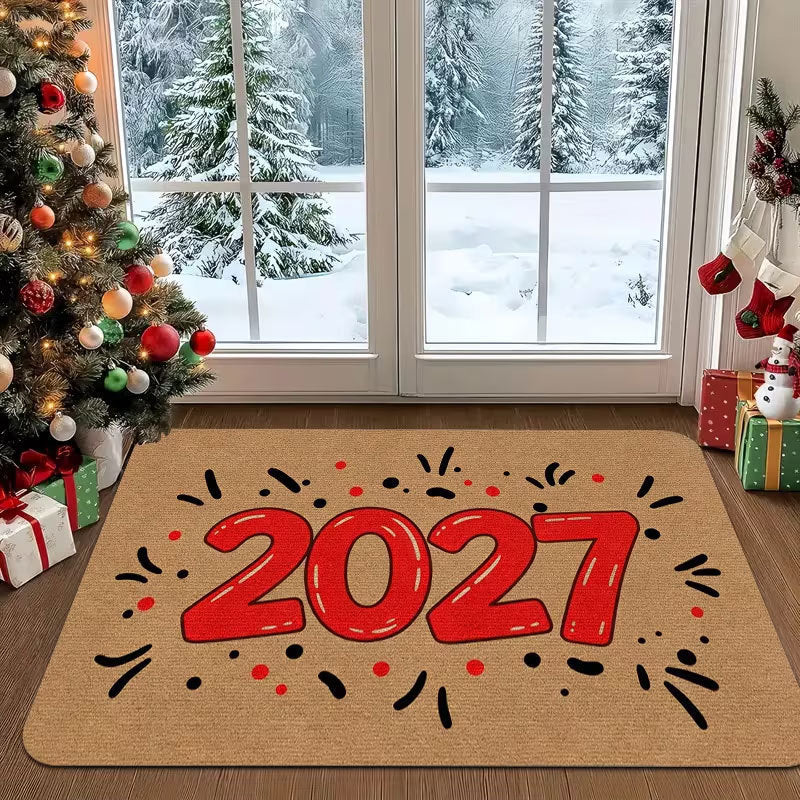 Neujahrsfeier Willkommenmatte Karnz