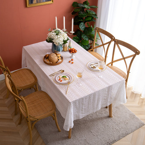 Klassische elegante Spitzen Tischdecke