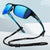 Herren Sportsonnenbrille mit kratzfesten Gläsern und ergonomischem Design Karnz
