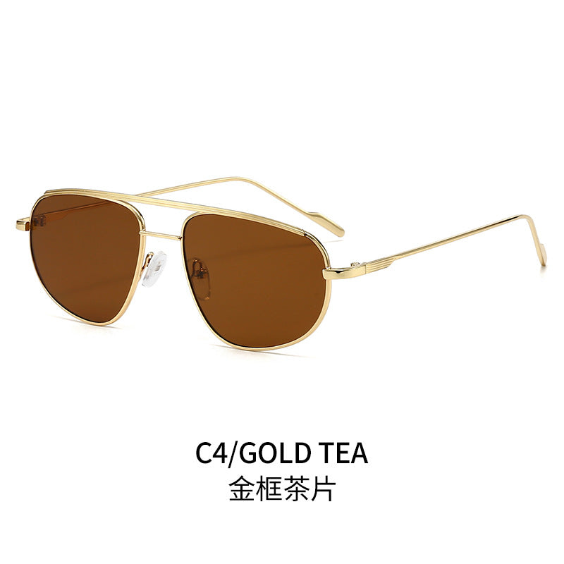Damen Piloten-Sonnenbrille mit flexibler Passform und UV-Schutz Karnz