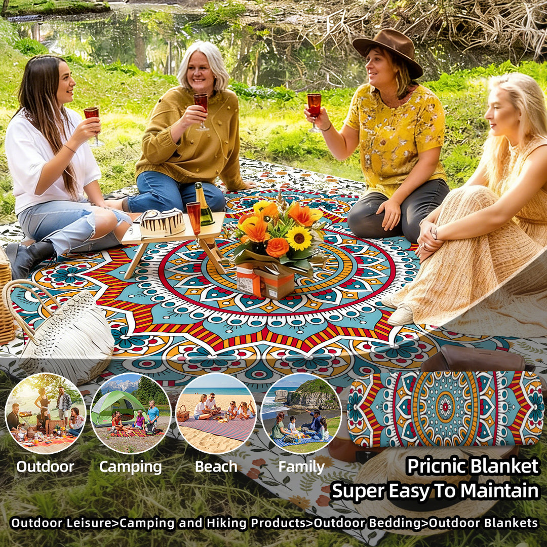 Mandala Design Strandmatte Karnz