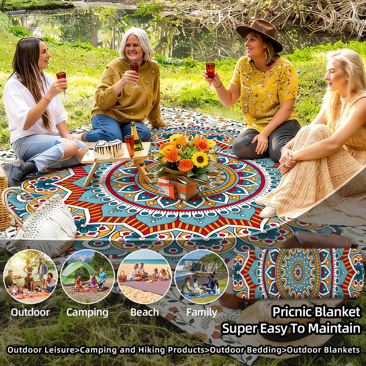 Mandala Design Strandmatte Karnz