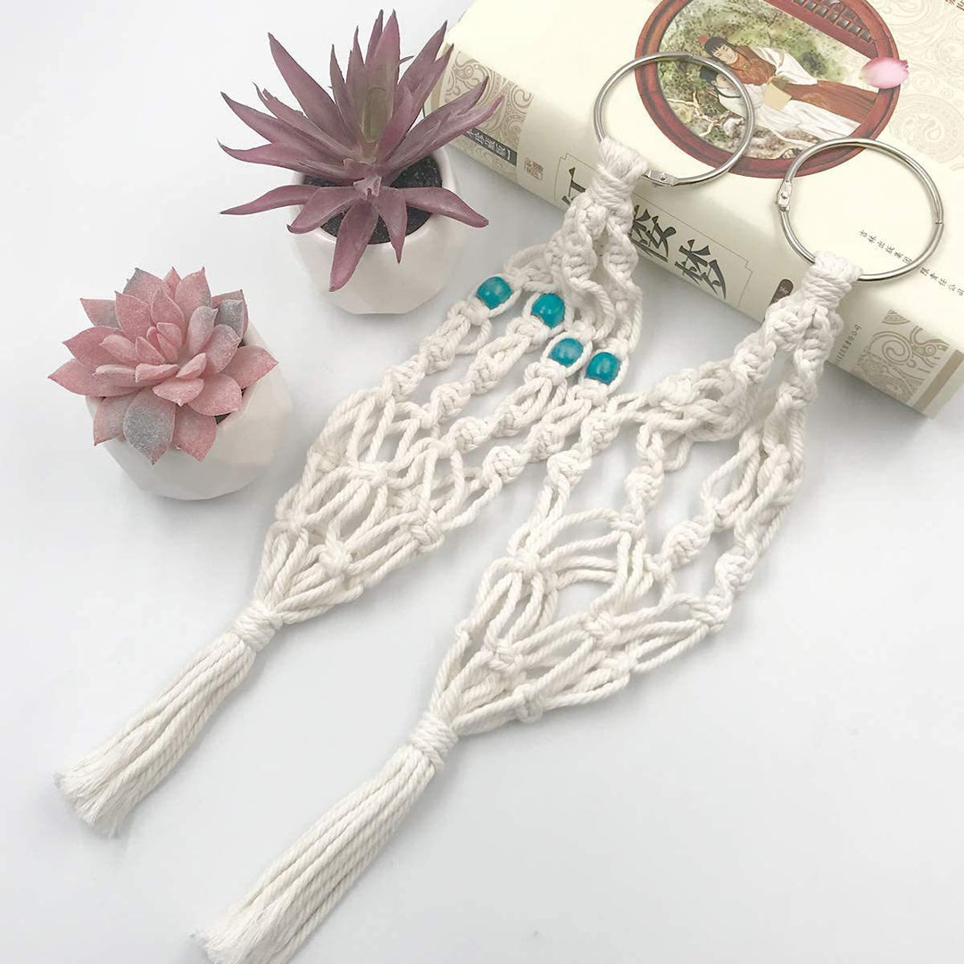 Schlüsselschmuck mit Makramee-Design Karnz