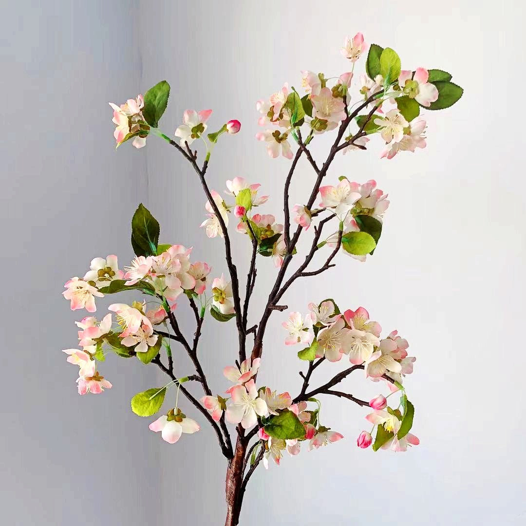Lebensechter Kirschblüten Dekorativer Stängel