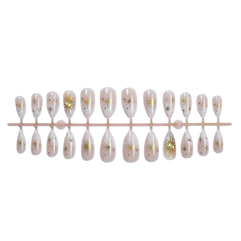 Glamouröse Künstlerische Aufklebenägel Set Karnz