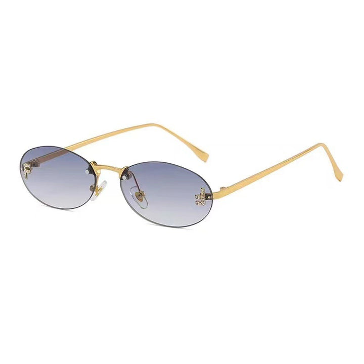 Elegante vintage-inspirierte ovale Sonnenbrillen