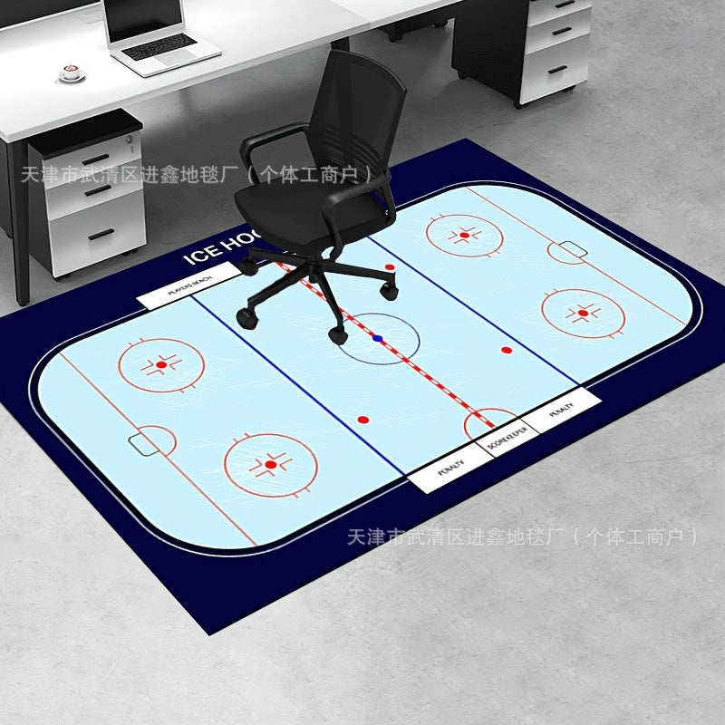 Eishockey-Themen-Teppich für die Wohnkultur