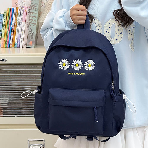 Bestickter Floral-Rucksack Karnz