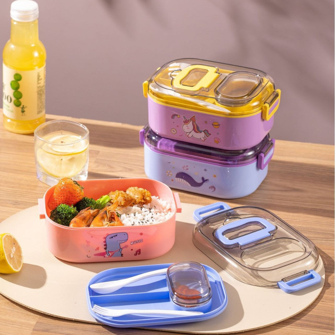Cartoon-Themen Mehrfach-Fach Lunchbox