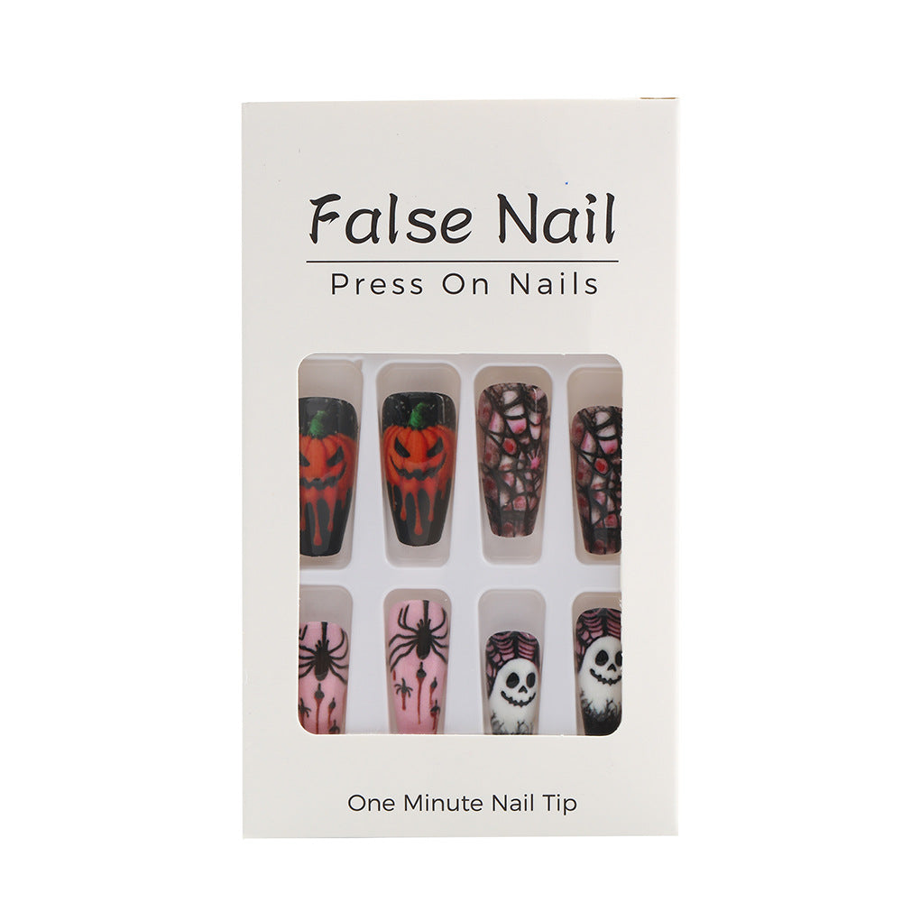 Kreatives Halloween-Kunstnagelset Karnz