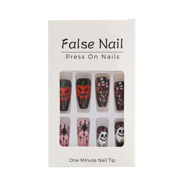 Kreatives Halloween-Kunstnagelset Karnz