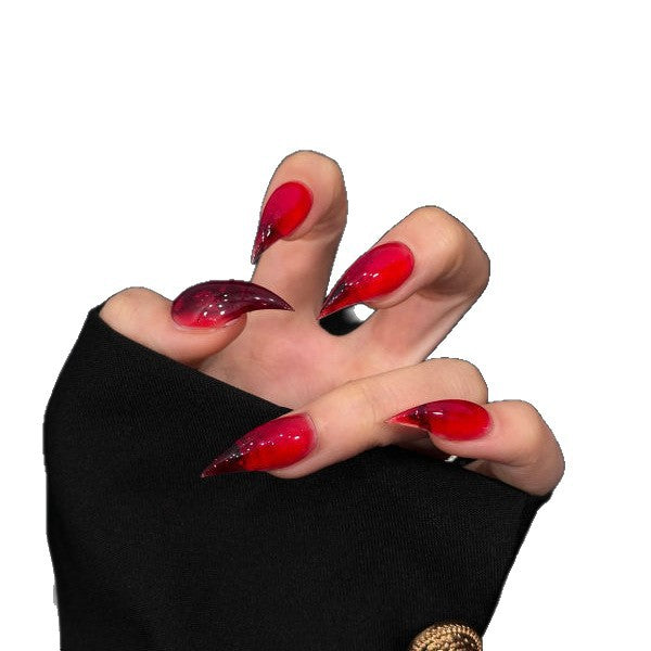 Stiletto-Motiv Press-On Nagelset