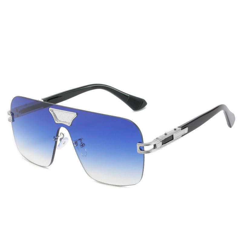 Damen modische Oversized-Sonnenbrille mit speziellem Rahmen und UV-Schutz Karnz