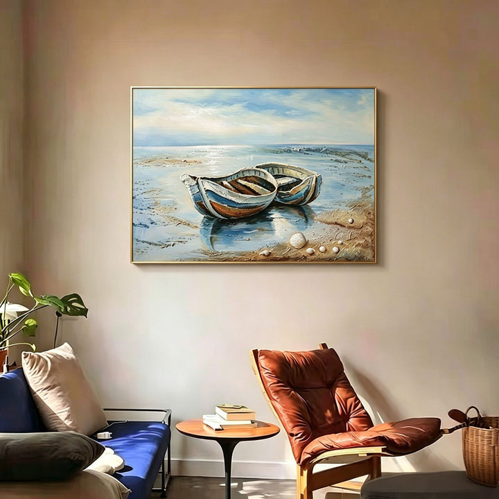 Szenische Küstenlandschaft Leinwandkunst