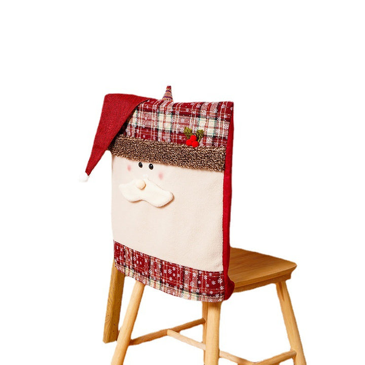 Festliche Schneemannstuhlüberzug Karnz