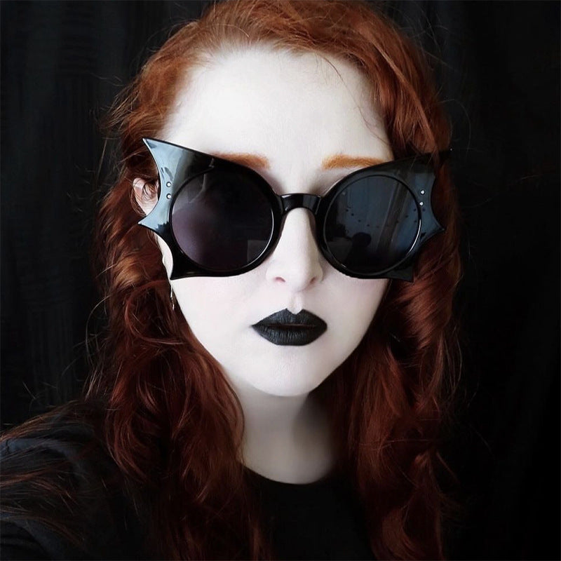 Damen extravagante Cat-Eye Sonnenbrille mit auffälligem Rahmen Karnz