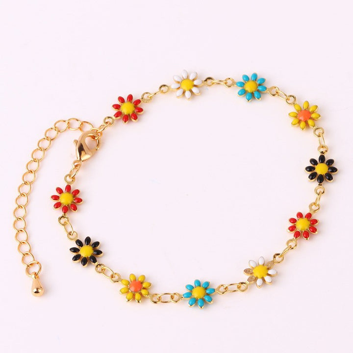 Floral Daisy Chain Halskette Karnz