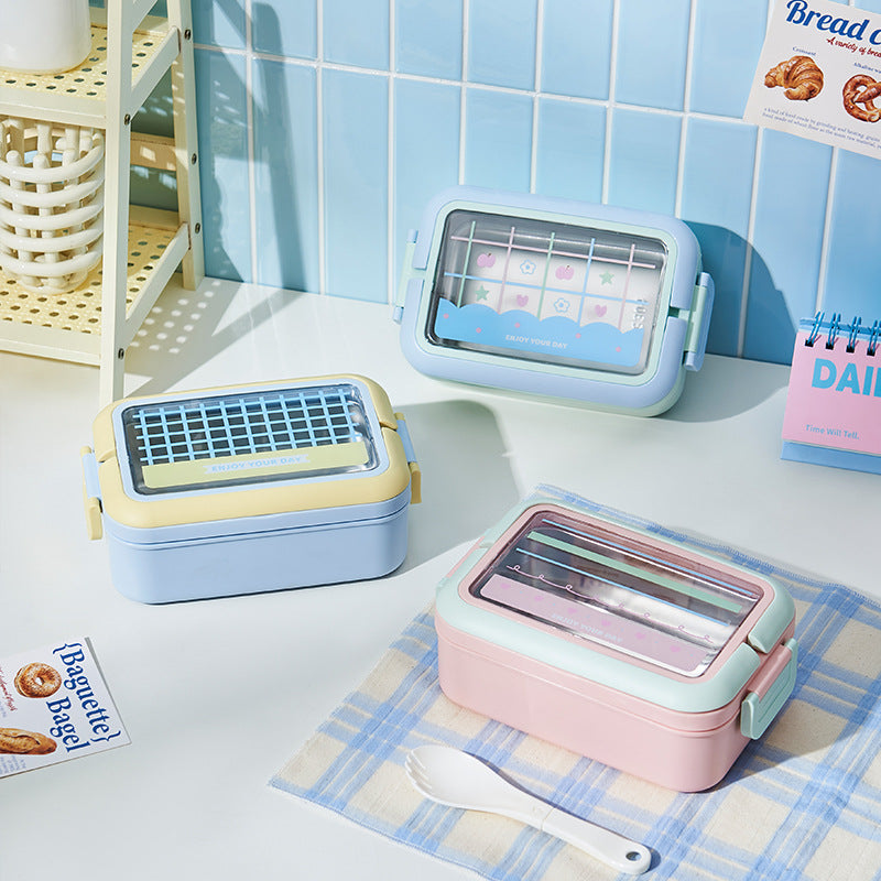 Vielseitiges Multi-Compartment Lebensmittelaufbewahrung Container Set