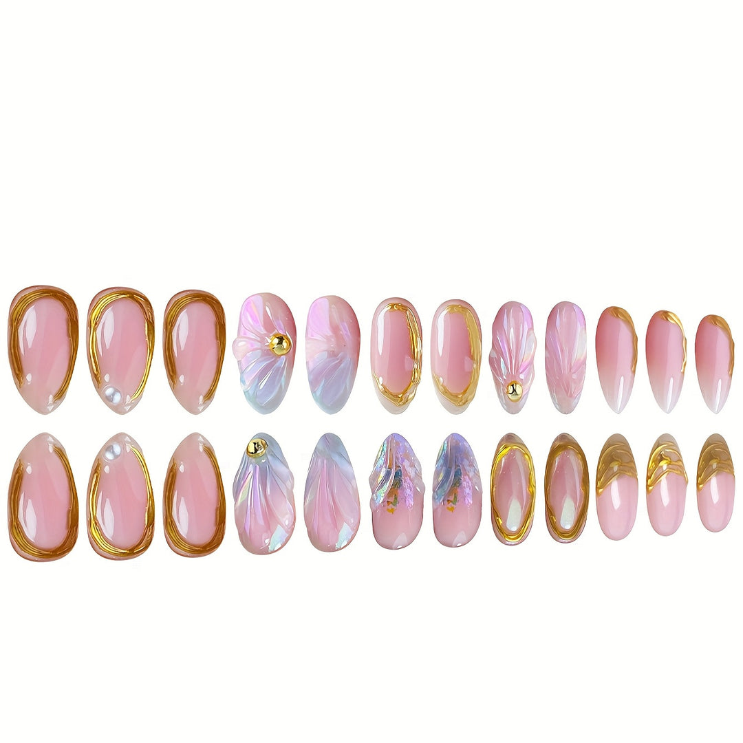 Künstlerische Gel-Nagelverlängerungen Karnz