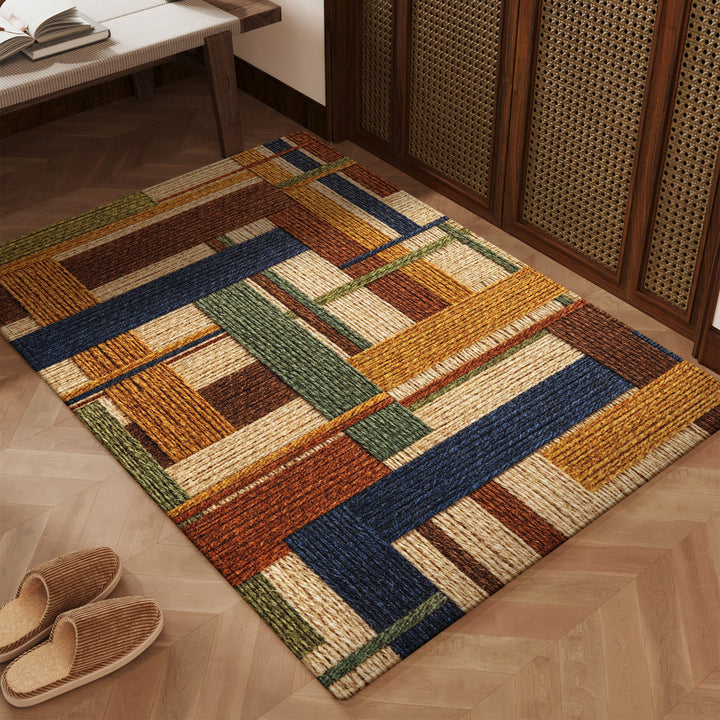 Strukturierter geometrischer Teppich