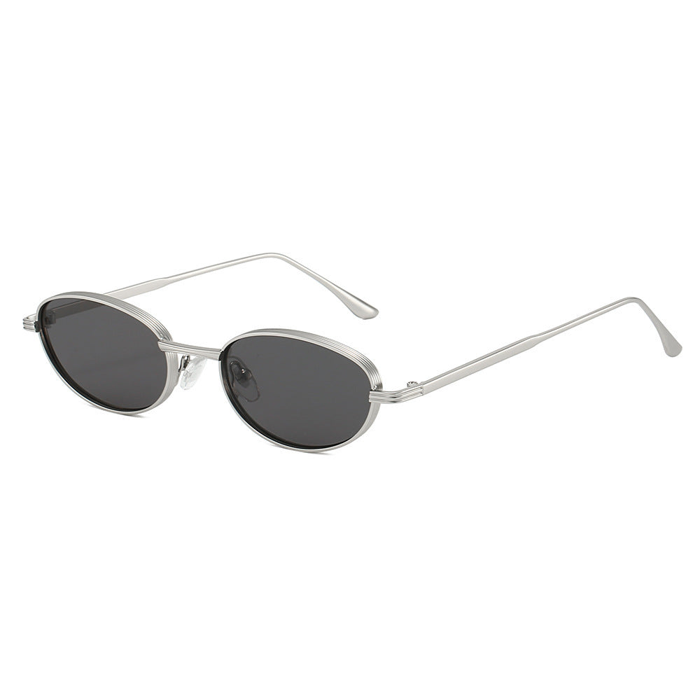 Fashion-Forward Ovalrahmen Sonnenbrillen Karnz