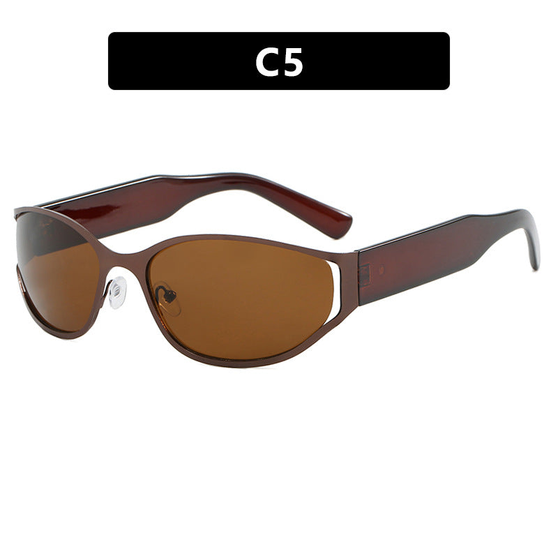 Damen moderne Sonnenbrille mit eleganten Konturen und schützendem UV-Filter Karnz