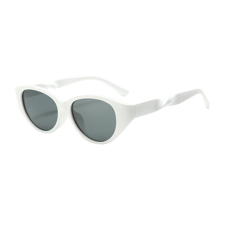 Damen Vintage-inspirierte Sonnenbrille mit strukturiertem Rahmen Karnz