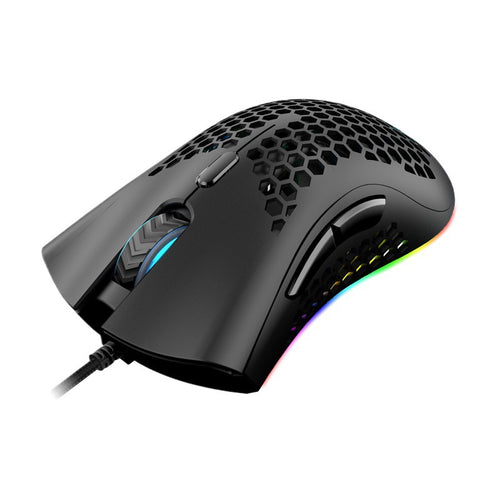 Honigwaben-Stil Gaming-Maus mit RGB-Beleuchtung Karnz